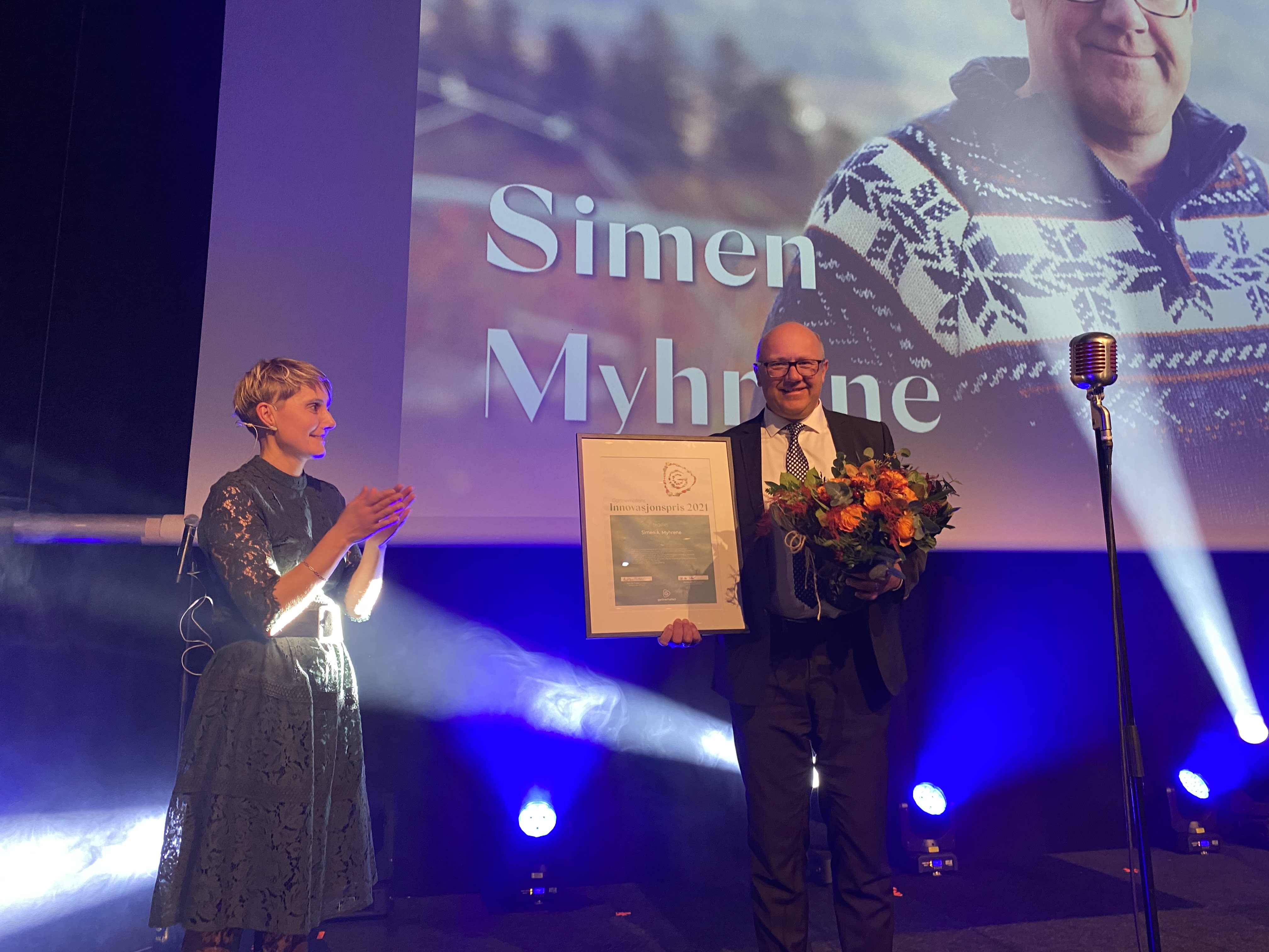 Gartnerhallens Innovasjonspris 2021 til Simen Myhrene Gartnerhallen